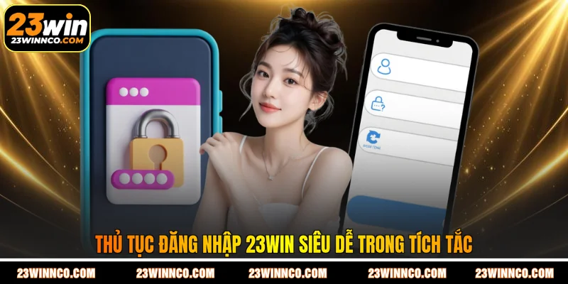 Thủ tục đăng nhập 23WIN siêu dễ trong tích tắc